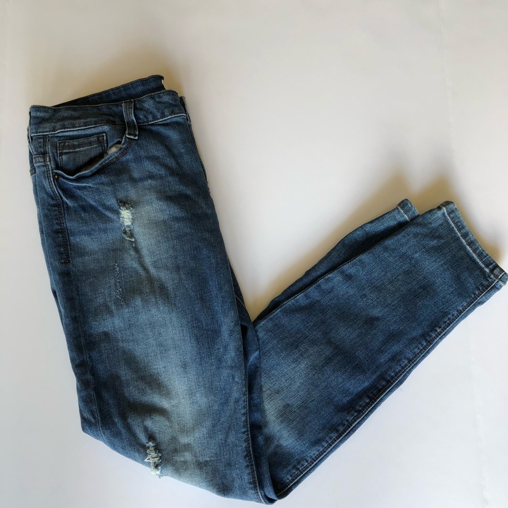 Sneak Peek Distressed Blue Jeans